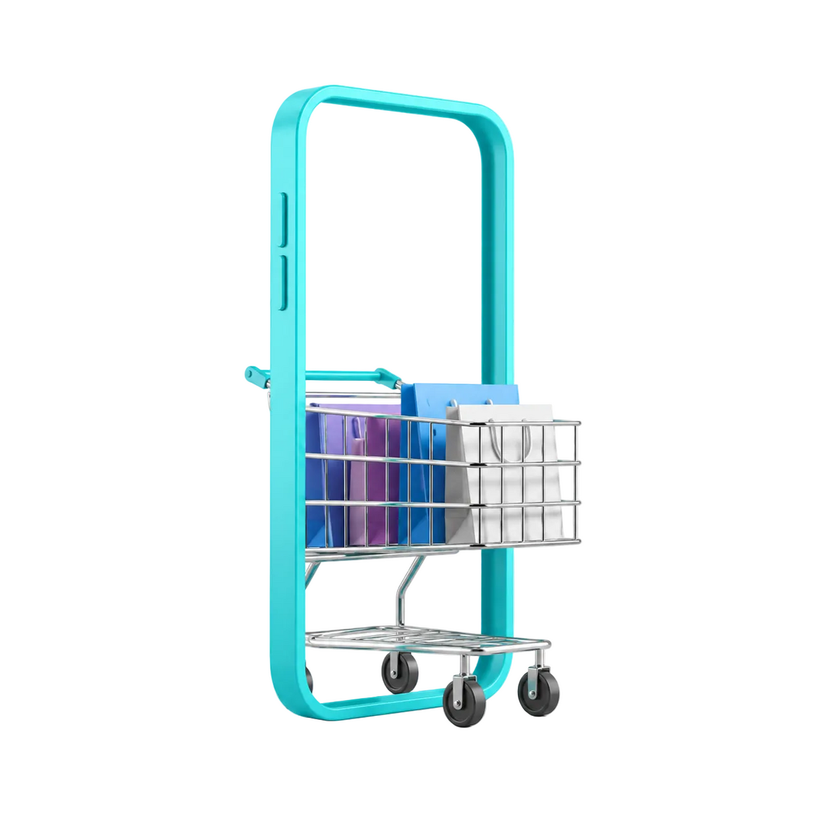 Carrito de compras con articulos de diferentes categorias